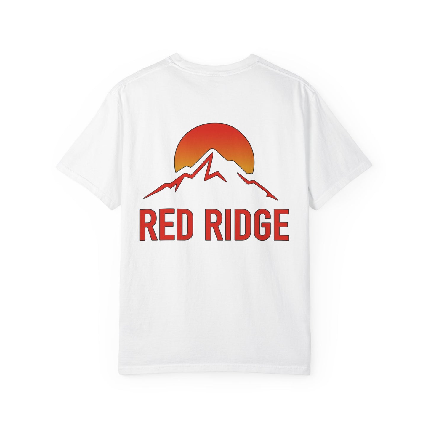 Red Ridge Mountain Sunrise Unisex T-shirt, Comfort Colors 1717