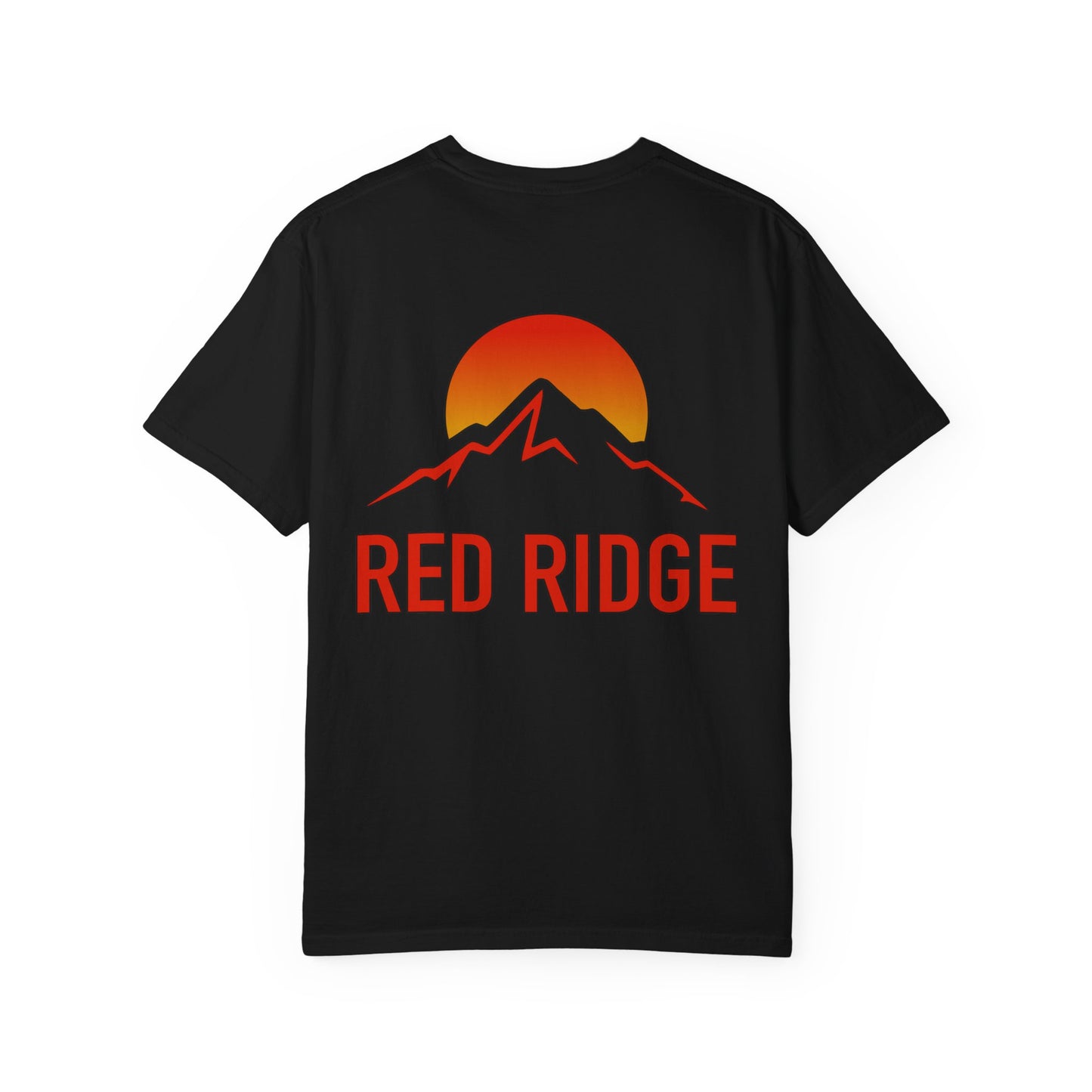 Red Ridge Mountain Sunrise Unisex T-shirt, Comfort Colors 1717