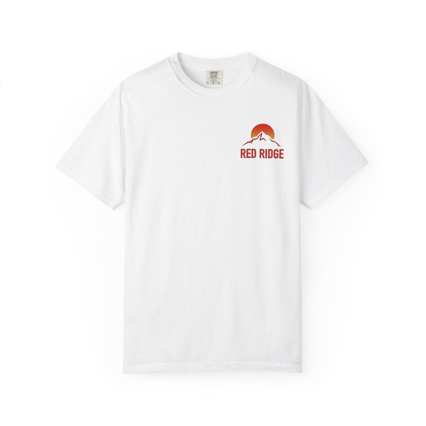 Red Ridge Mountain Sunrise Unisex T-shirt, Comfort Colors 1717