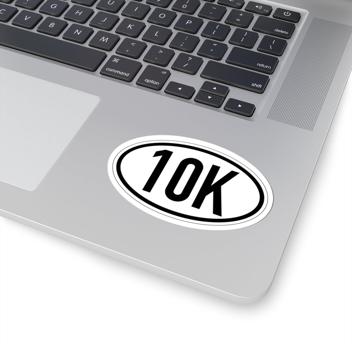 10K Vinyl Sticker, 4 Sizes, Oval Running Decal for Runners & Race Finishers