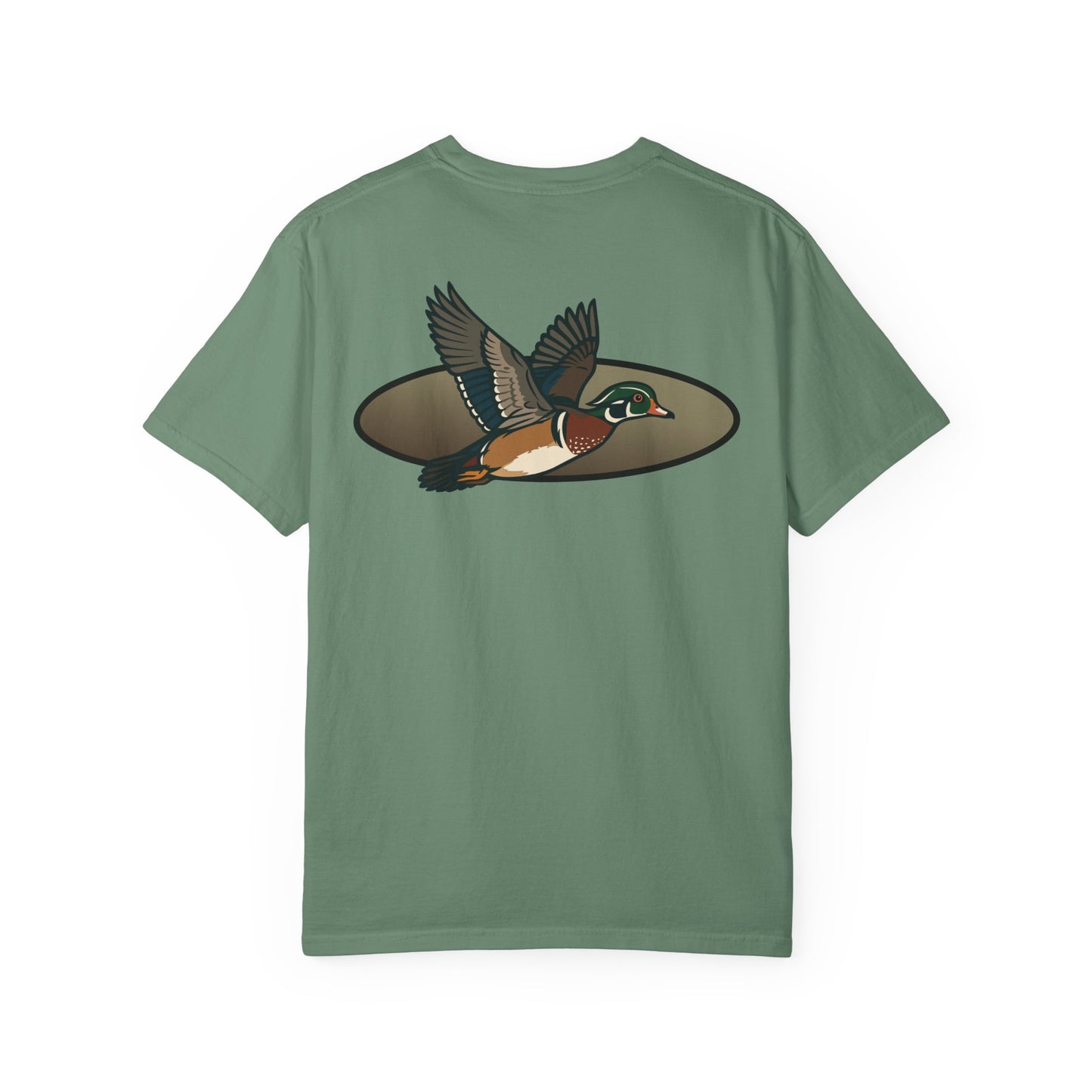 Wood Duck Design Fall Unisex T-shirt, Hunting Tee, Nature Lover Gift, Outdoors Apparel, Woodland Bird Shirt