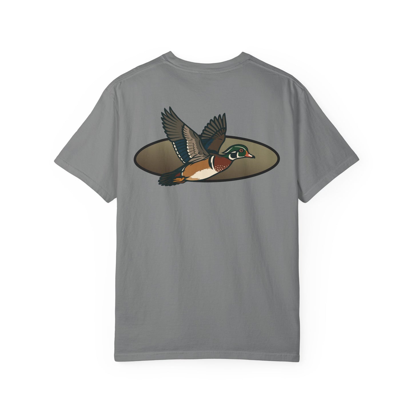 Wood Duck Design Fall Unisex T-shirt, Hunting Tee, Nature Lover Gift, Outdoors Apparel, Woodland Bird Shirt