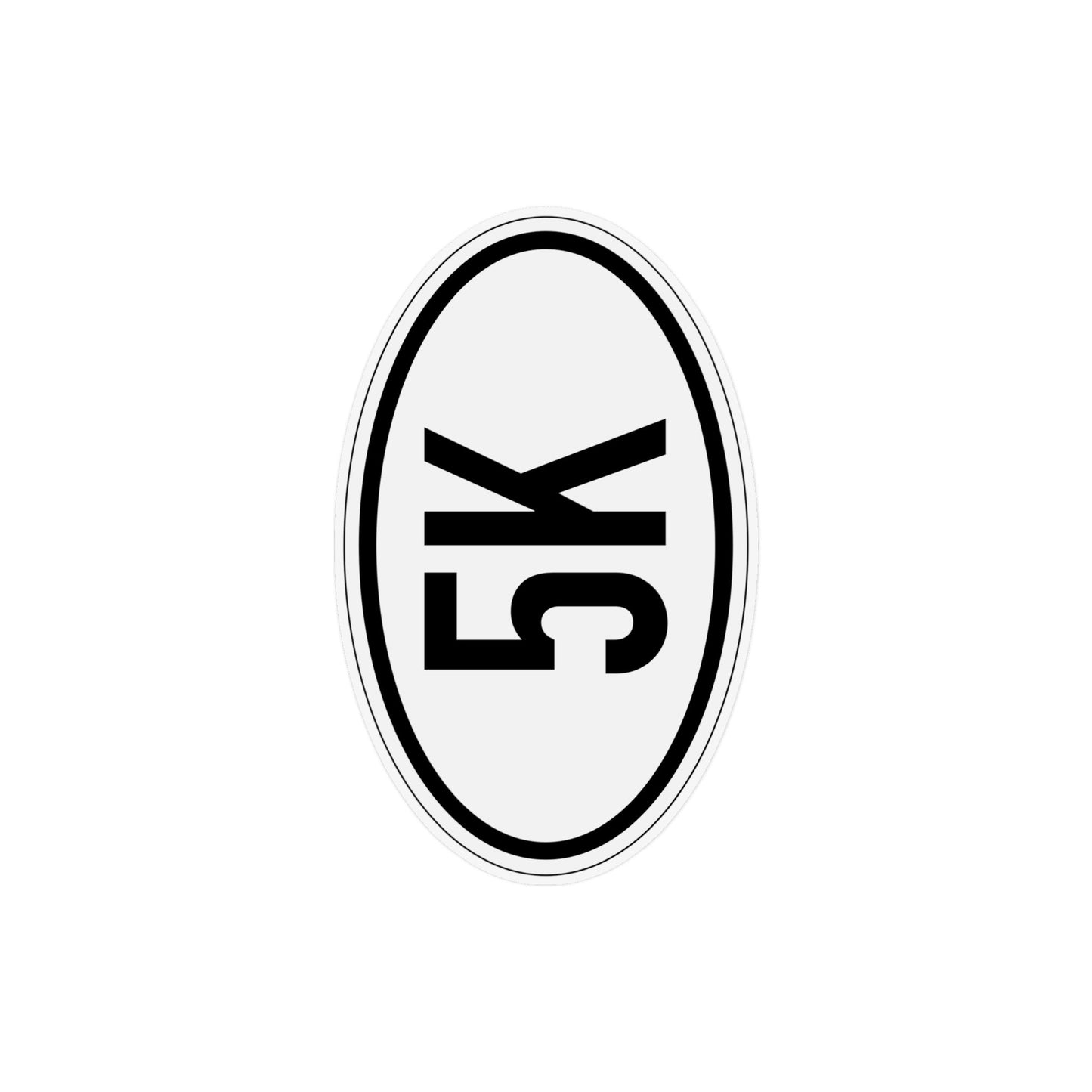 5K Oval Magnet, 11 Sizes