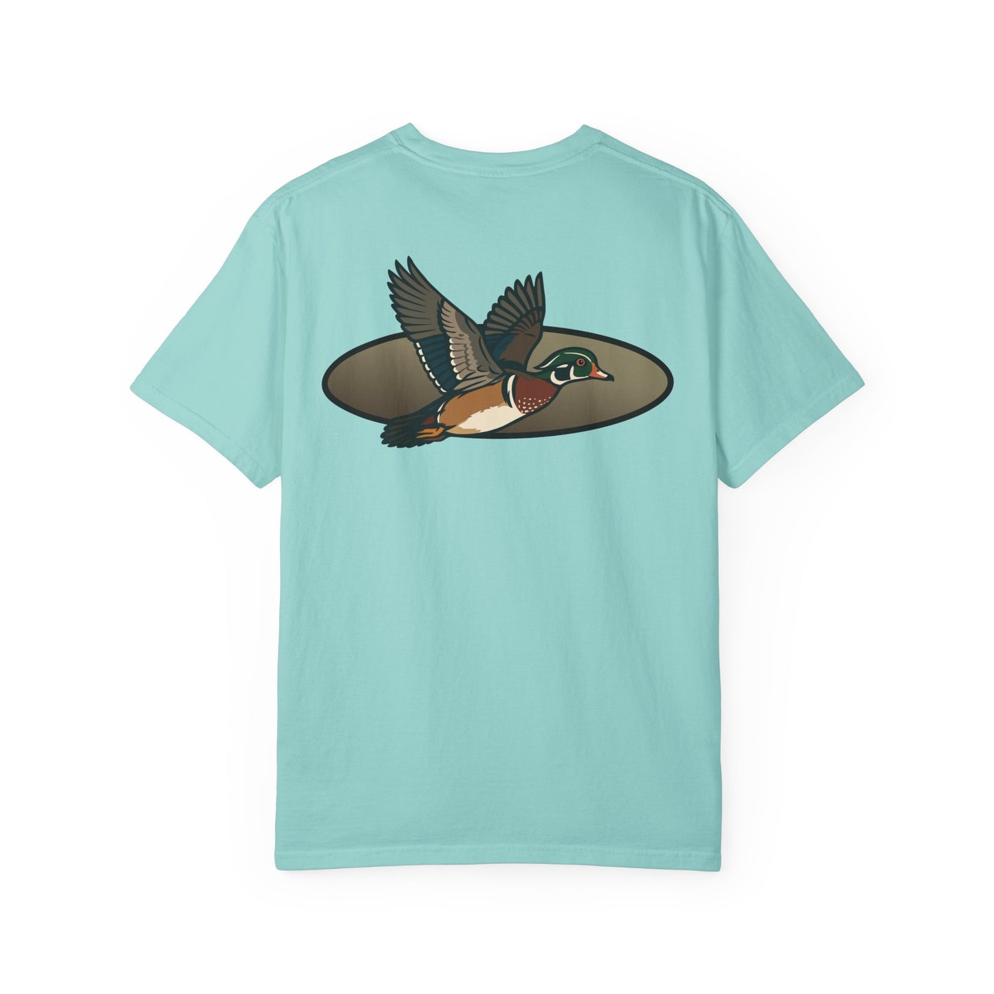 Wood Duck Design Fall Unisex T-shirt, Hunting Tee, Nature Lover Gift, Outdoors Apparel, Woodland Bird Shirt