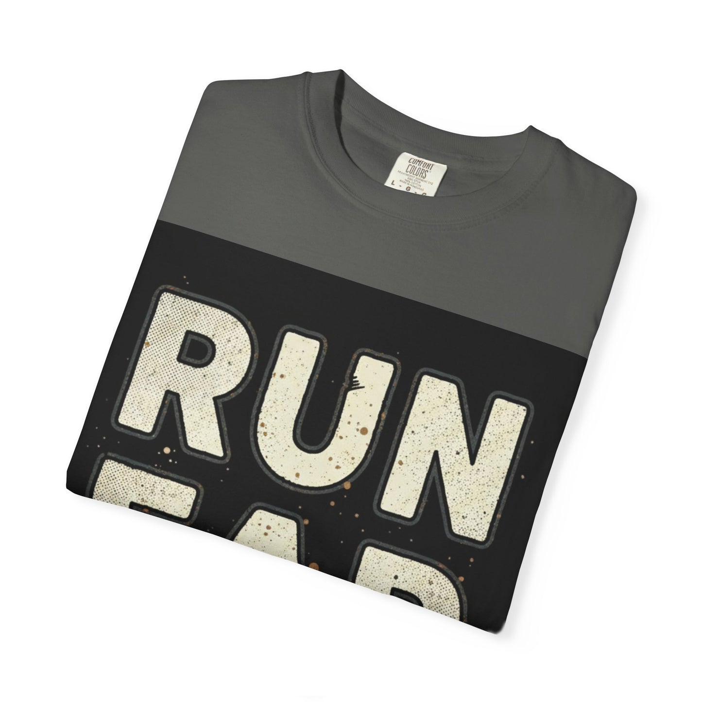 T-Shirt — Run Far And Slow Vintage Running Tee