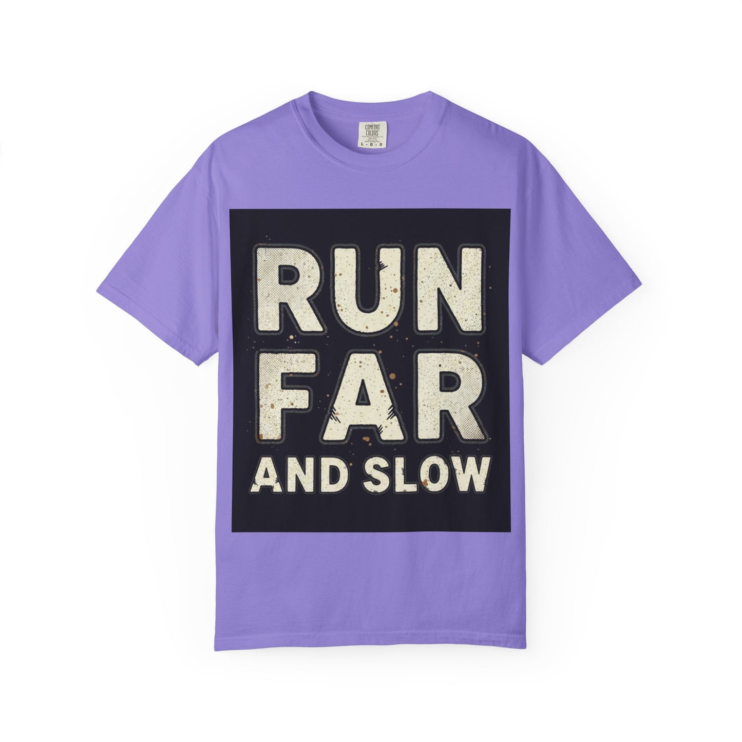 T-Shirt — Run Far And Slow Vintage Running Tee