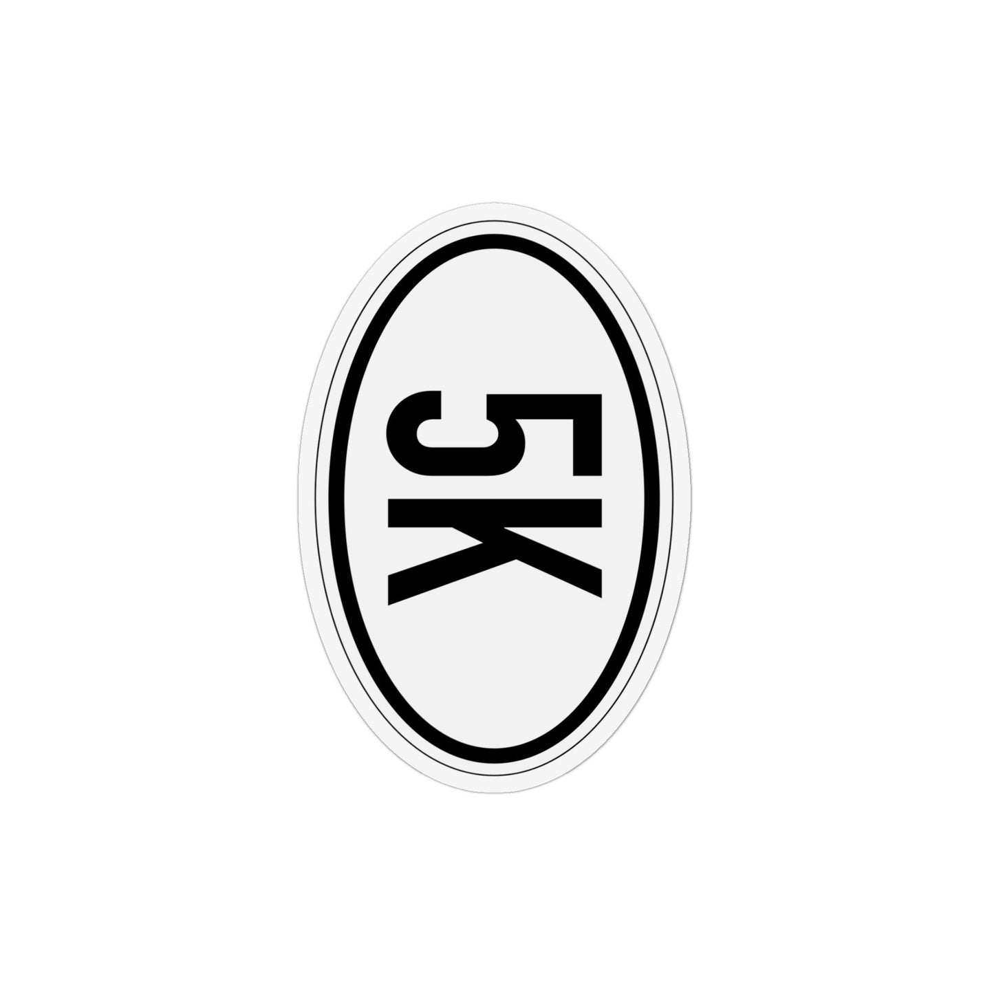 5K Oval Magnet, 11 Sizes