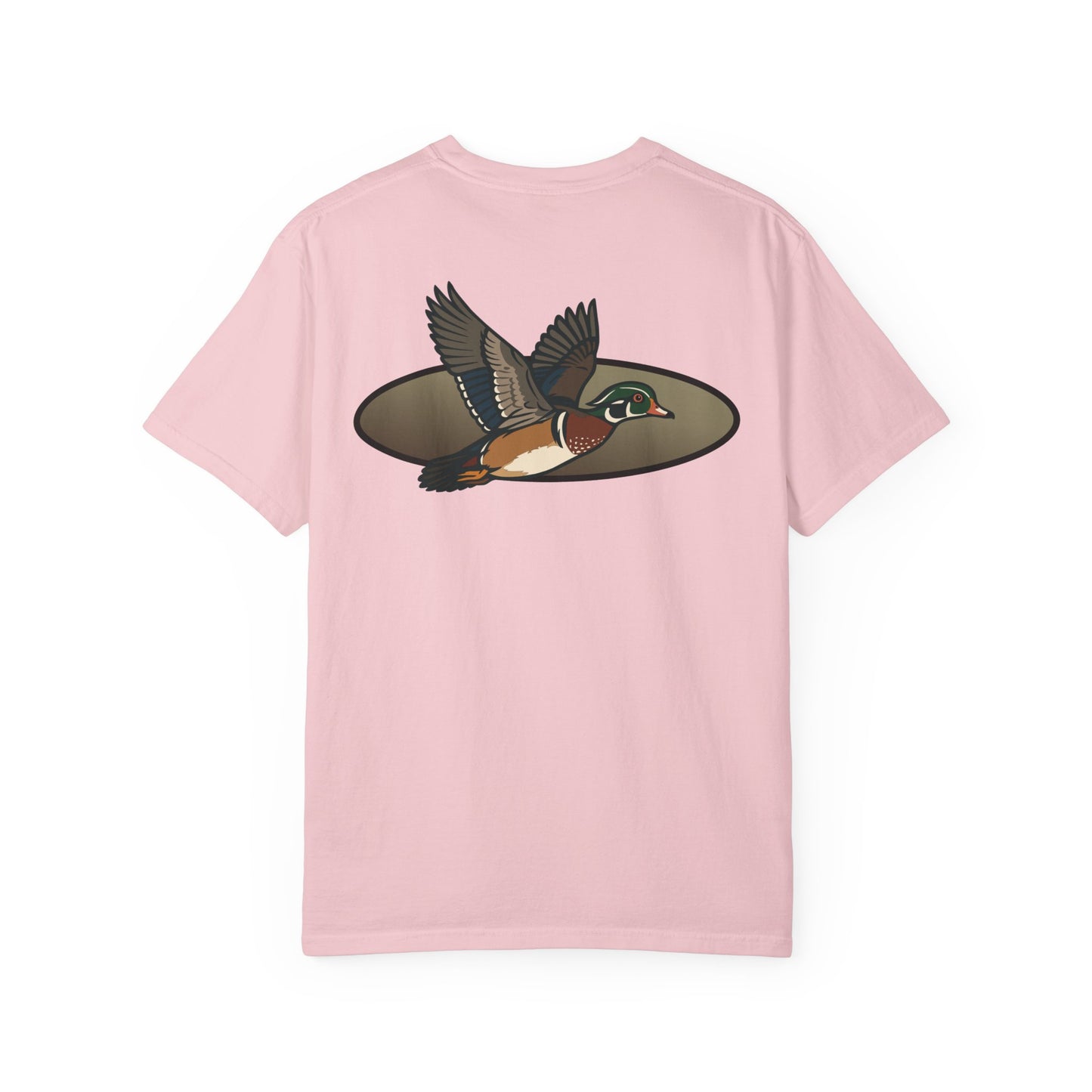 Wood Duck Design Fall Unisex T-shirt, Hunting Tee, Nature Lover Gift, Outdoors Apparel, Woodland Bird Shirt