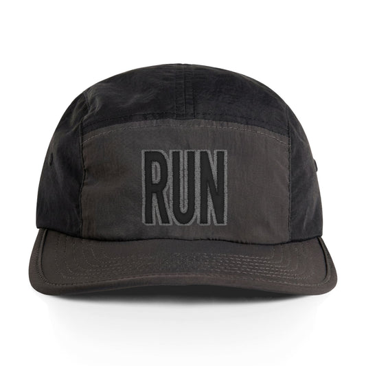 RUN nylon cap | running hat, two-tone sport cap