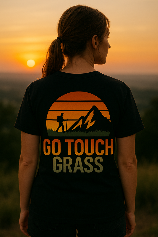 Go Touch Grass Comfort Colors Unisex 1717 T-shirt