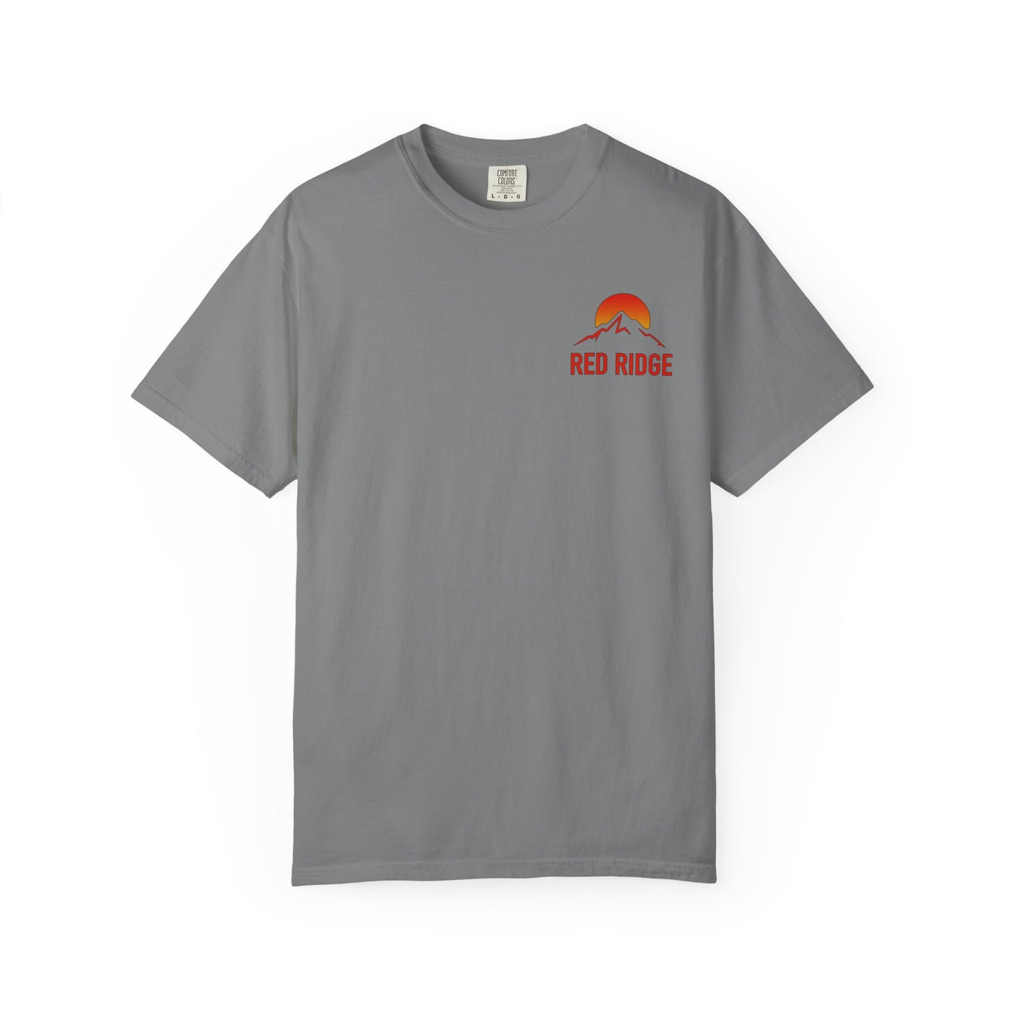 Red Ridge Mountain Sunrise Unisex T-shirt, Comfort Colors 1717