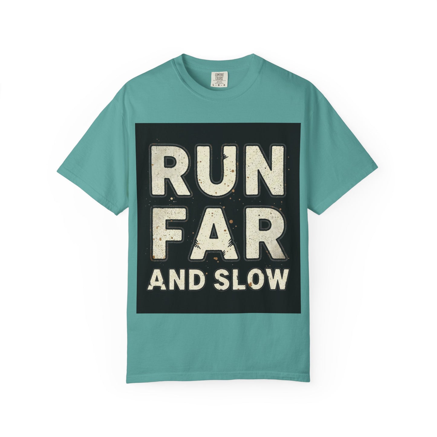T-Shirt — Run Far And Slow Vintage Running Tee