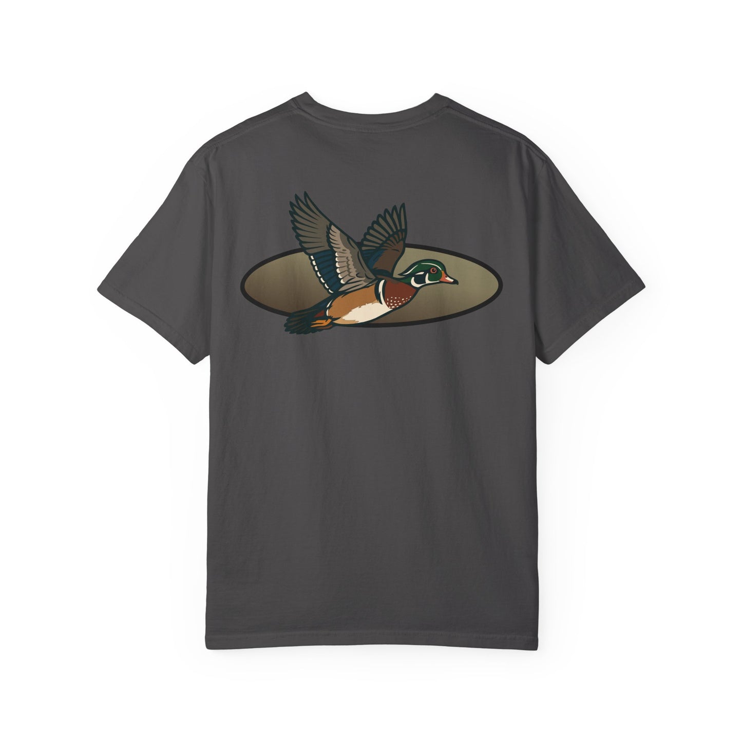 Wood Duck Design Fall Unisex T-shirt, Hunting Tee, Nature Lover Gift, Outdoors Apparel, Woodland Bird Shirt