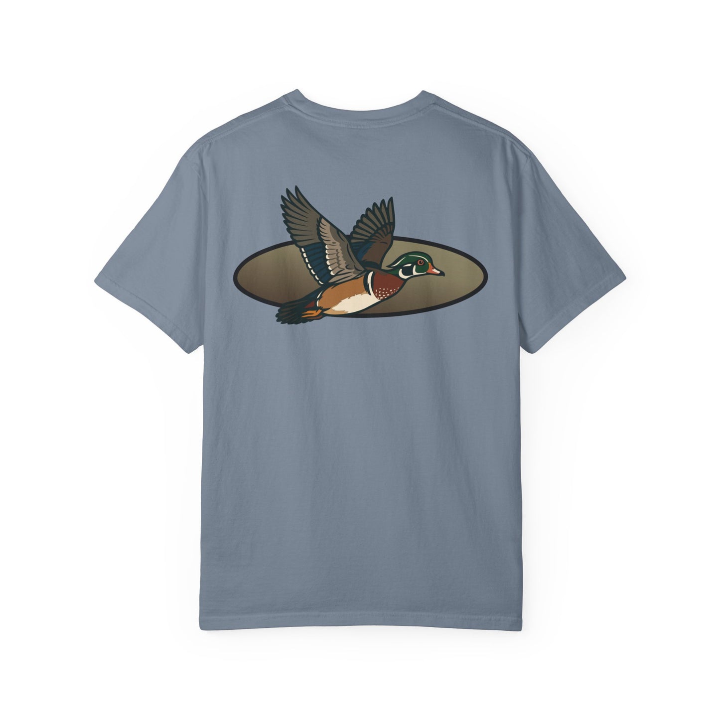 Wood Duck Design Fall Unisex T-shirt, Hunting Tee, Nature Lover Gift, Outdoors Apparel, Woodland Bird Shirt