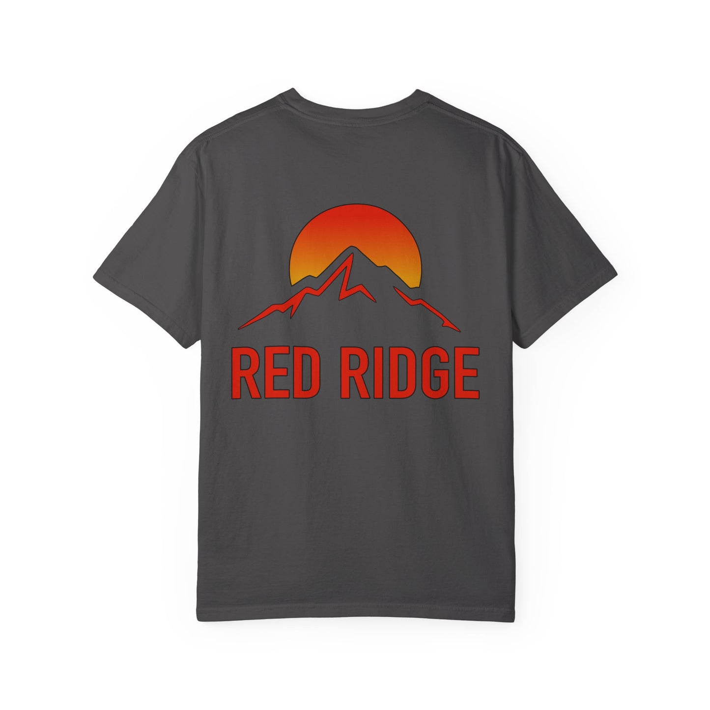 Red Ridge Mountain Sunrise Unisex T-shirt, Comfort Colors 1717