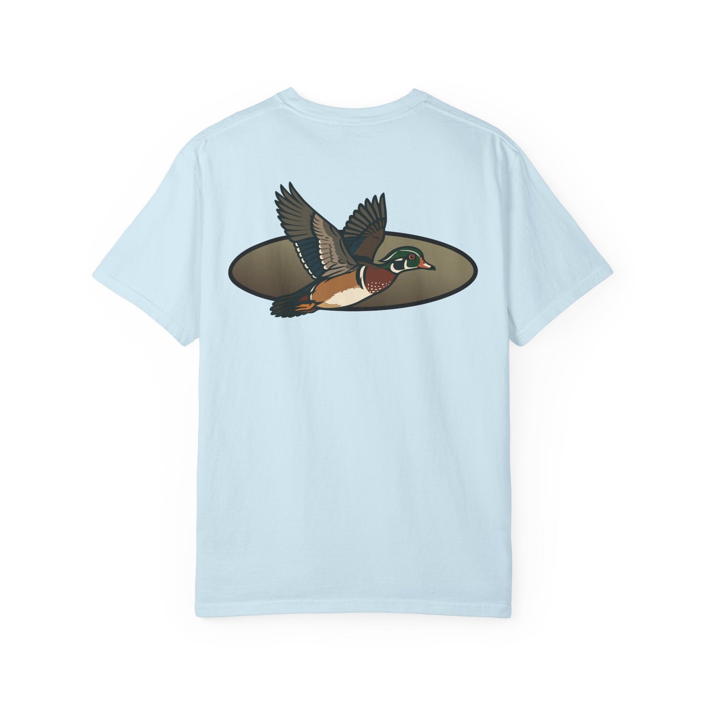 Wood Duck Design Fall Unisex T-shirt, Hunting Tee, Nature Lover Gift, Outdoors Apparel, Woodland Bird Shirt