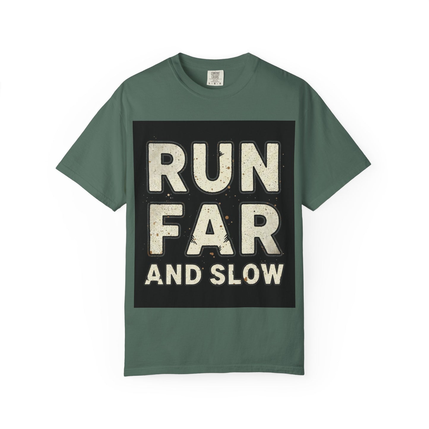 T-Shirt — Run Far And Slow Vintage Running Tee