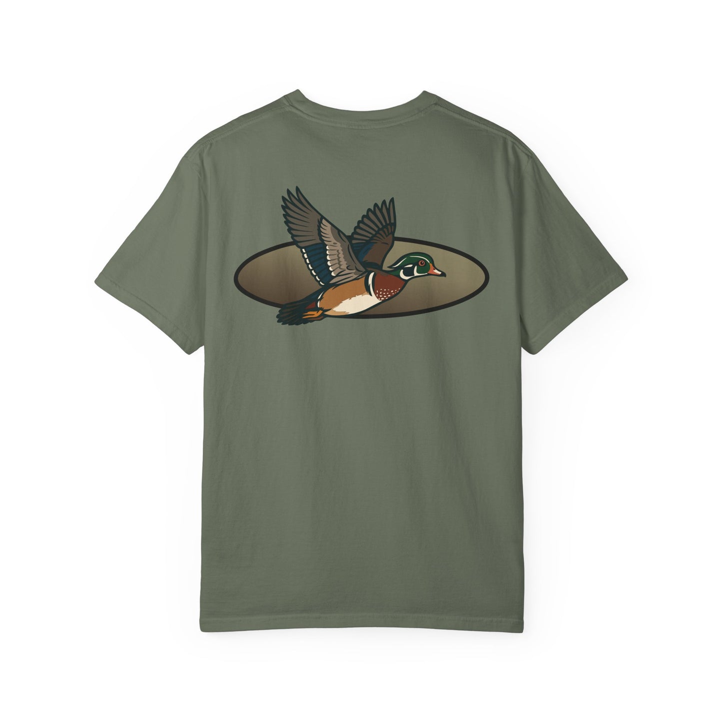 Wood Duck Design Fall Unisex T-shirt, Hunting Tee, Nature Lover Gift, Outdoors Apparel, Woodland Bird Shirt