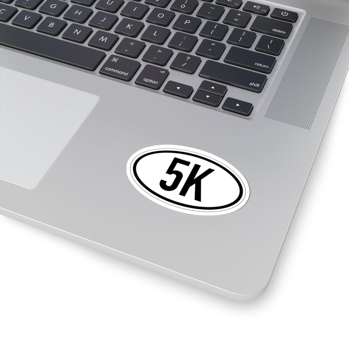5K Vinyl Sticker, 4 Sizes, Oval Running Decal for Runners & Race Finishers