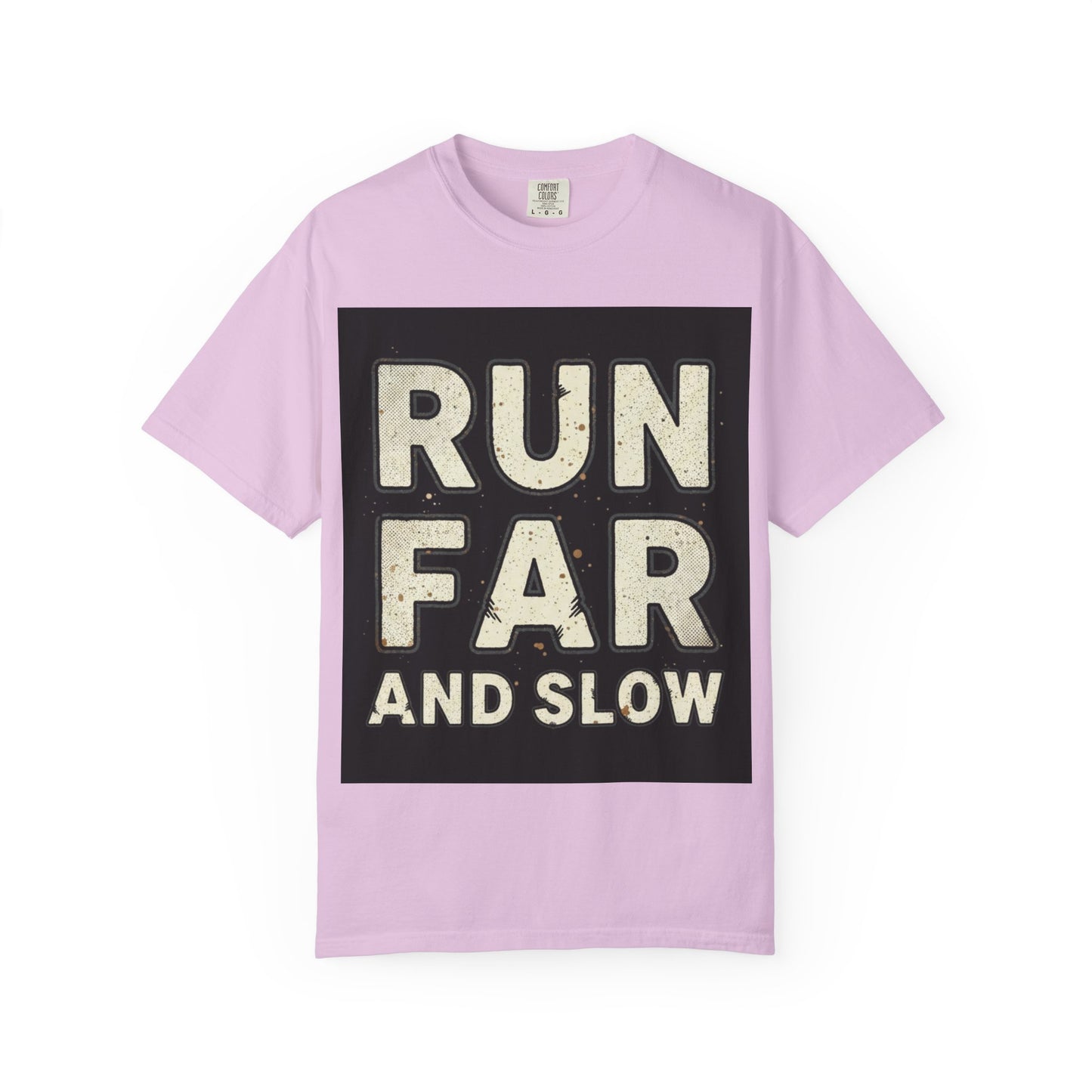 T-Shirt — Run Far And Slow Vintage Running Tee