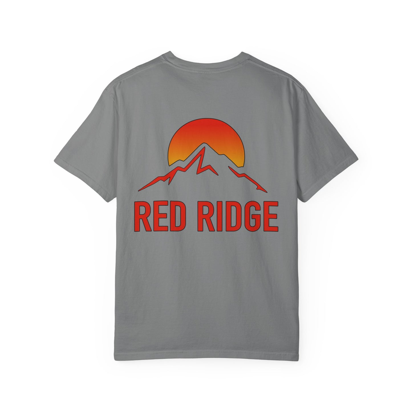 Red Ridge Mountain Sunrise Unisex T-shirt, Comfort Colors 1717